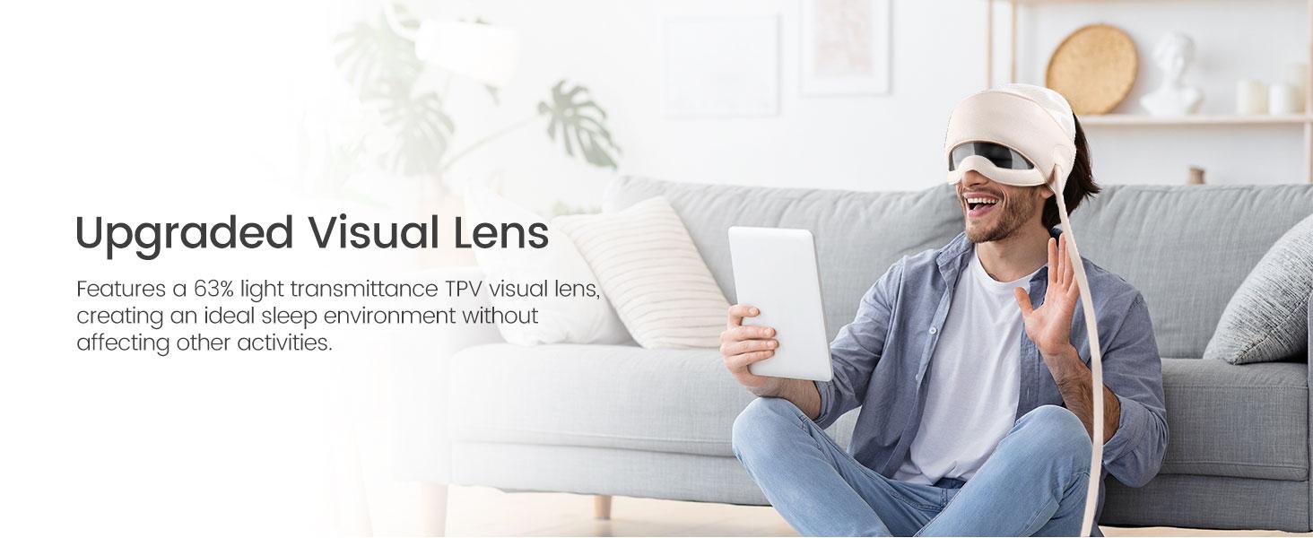 Electric Head Massager for Headaches, Eye Massager with 6-Level Heat, 6-Zone Kneading Temple Massager & Migraine Massager, Rechargeable Head and Eye Massage for Stress Relax