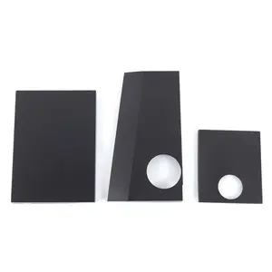 3-piece set, black aluminum alloy, automotive antifreeze fuse box caps, suitable for 2014-2019 Corvette C7 models
