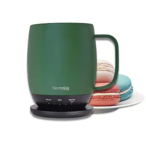 Nextmug - Temperature-Controlled, Self-Heating Coffee Mug (Sage - 14 oz.)