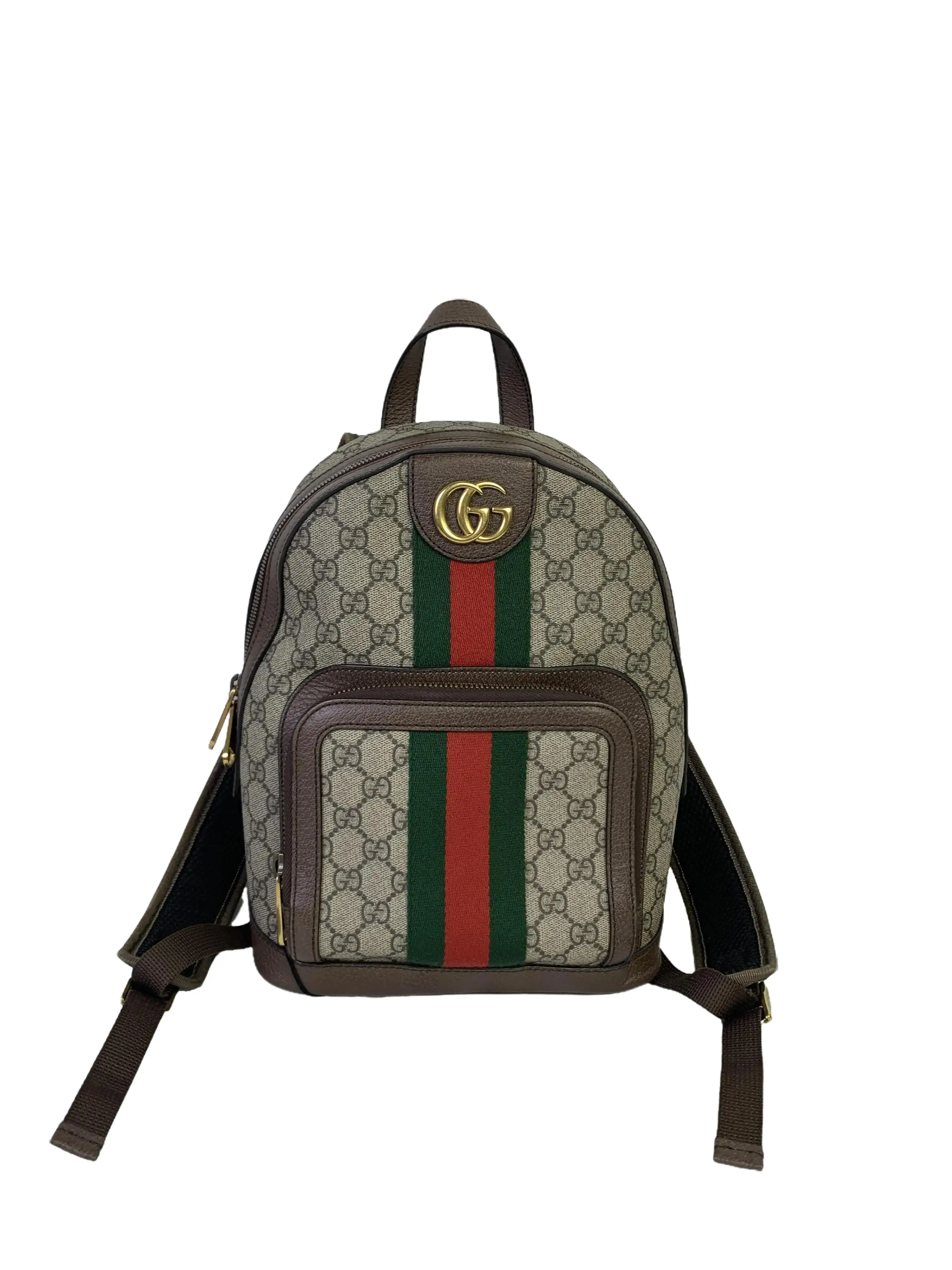Pre-owned GUCCI Monogram Webbing Panel Mini Backpack/FYWJ08304209/4209/GG