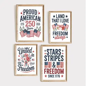250 Years Of Freedom Poster United In Freedom Wall Art Farmhouse Decor Floral Americana Printable Vintage Home Poster Decor
