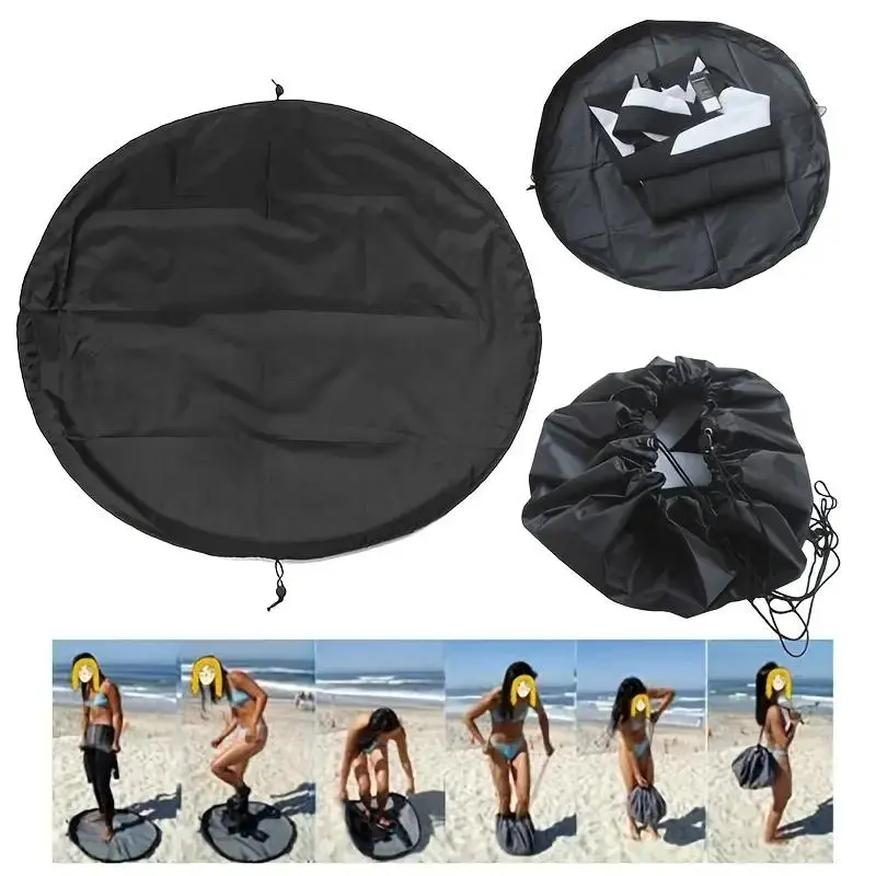 Beach Storage Bag, Durable Drawstring Closure Beach Bag, Quick-dry Swimwear Bag, Swimming Accessories for Diving & Surfing Suits