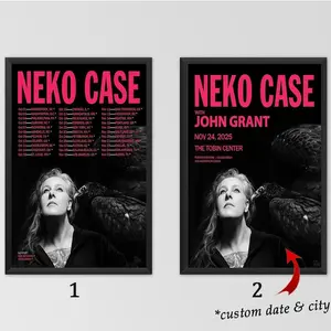 Custom Poster- Neko Case Released 2025 Tour In North America Poster