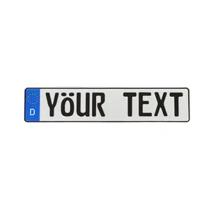 Custom European License Plate Custom European License Plate