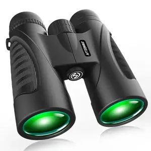 12x42 High Magnification Binoculars, Waterproof Low Light Vision Binoculars, Outdoor Binoculars for Bird Watching, Hunting & Travel