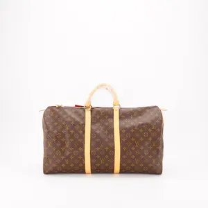 Pre-owned PVC Travel Bags Louis Vuitton Keepall 55 Monogram Travel Bag BGT129481