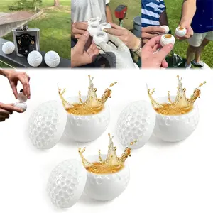3-Pack Golf Ball Shaped Whiskey Tumbler Glasses, Unbreakable & Novelty Drinking Cups, Perfect Father's Day Gift for Golf Lovers