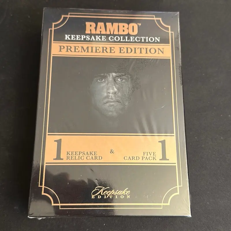 Keepsake Rambo Collection Premiere Edition Hobby Box (Keepsake Trading Cards 2024)