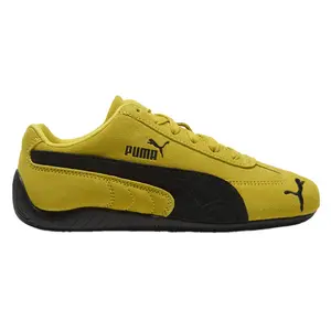 PUMA Womens Speedcat Og Lace Up Sneakers Shoes Casual - Yellow