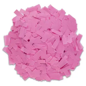 Pink Tissue Paper Confetti 2” x 0.8” for Weddings, Parties, and Events
