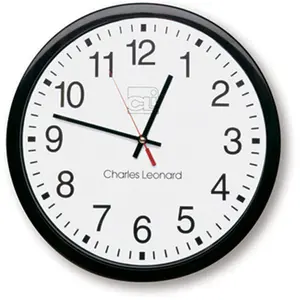 Charles Leonard  Battery Operated Wall Clock