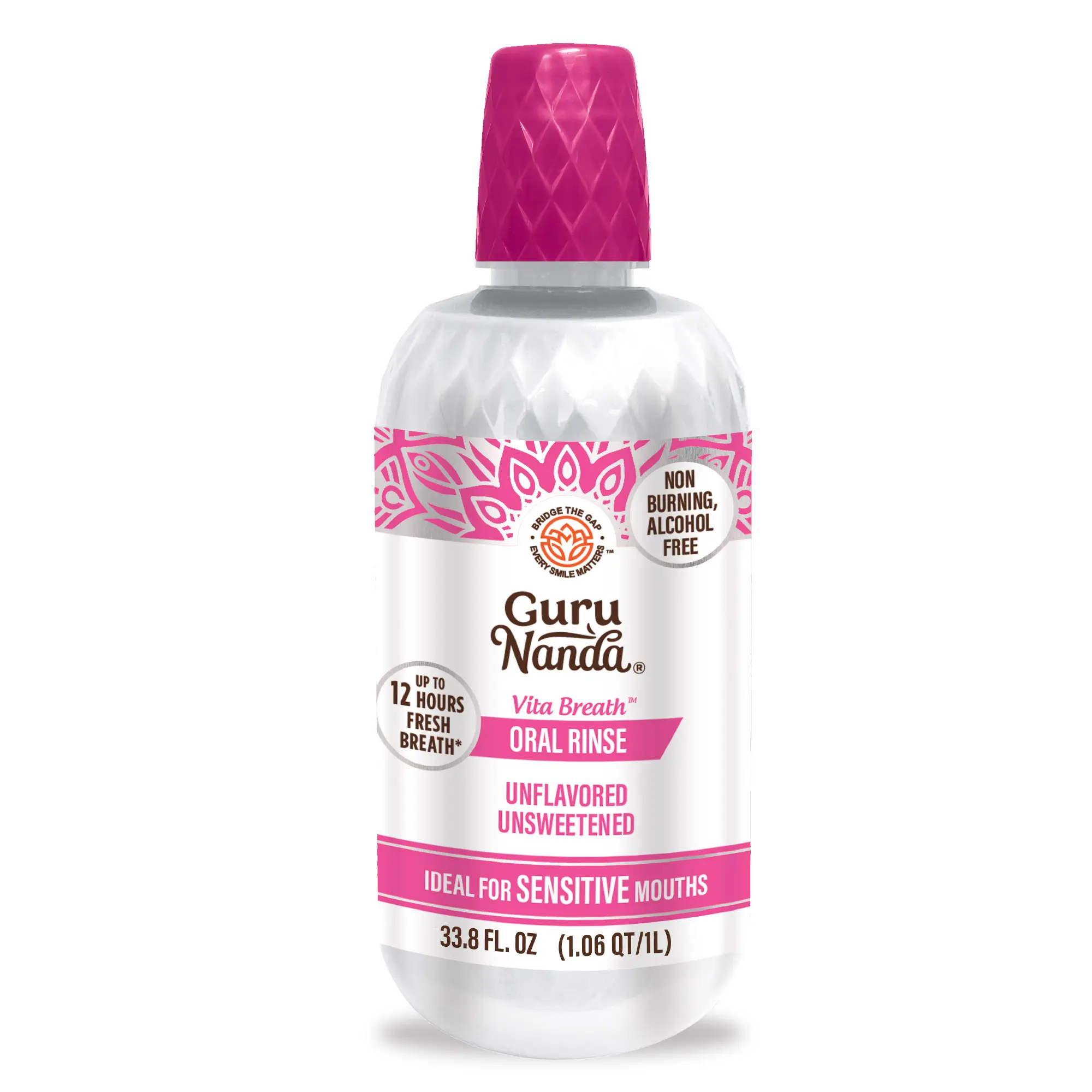 Vita Breath Unflavored & Unsweetened Oral Rinse - 33.8 Fl Oz Mouthwash Vita Breath Unflavored & Unsweetened Oral Rinse - 33.8 Fl Oz Mouthwash