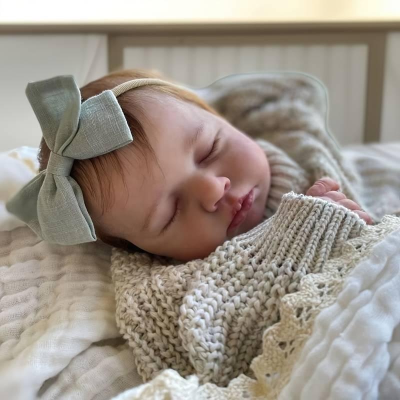 Reborn Baby Dolls Full Body Vinyl Girl 20 Inch Realistic Newborn Baby Dolls Anatomically Correct Real Looking Baby Doll with Rooted Hair