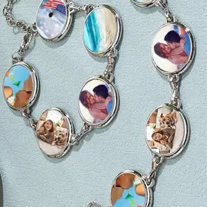 Custom Photo Bracelets - holds 5 Pictures -the Perfect Gift