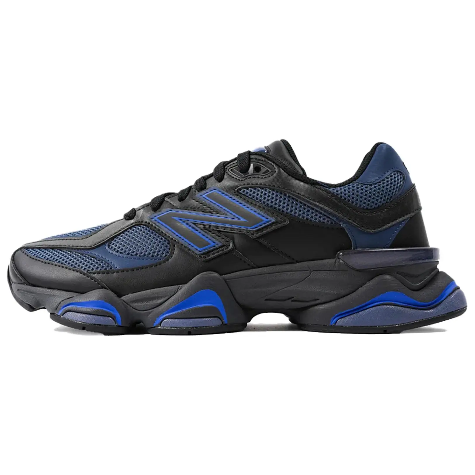 New Balance 9060 'Black Indigo' Men's Running Shoes - Lightweight Breathable Mesh Upper Durable Rubber Outsole All Seasons, Sneakers, Sports Footwear