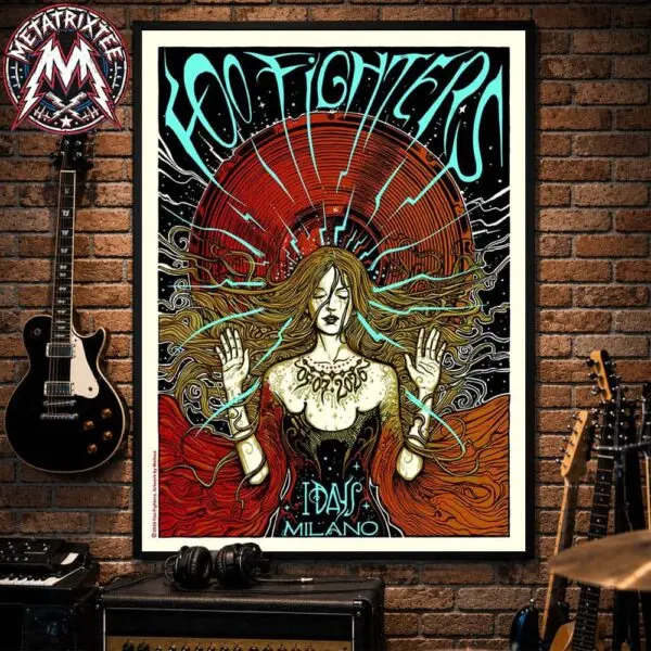 [SALE OFF 50%] Foo Milan Tonight Fighters Poster For I-Days Milano festival On July 5 2026 In Italy Poster