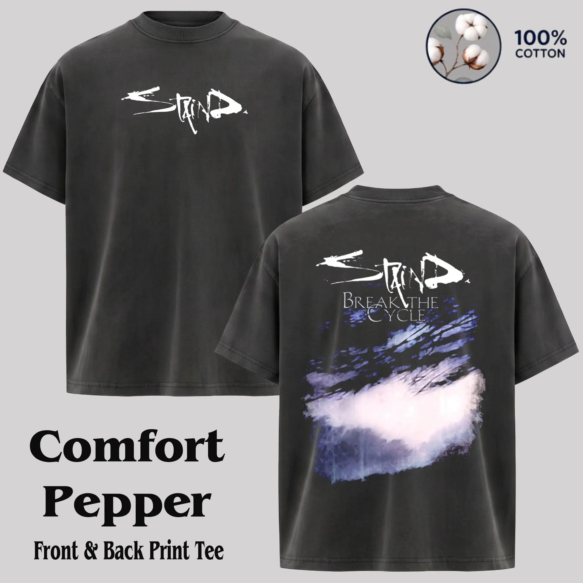 Classic Staind Band T-Shirts , alternative band merch, trending t-shirt, Hoodie, 90s graphic tee, vintage graphic tee, grunge aesthetic shirt, classic rock merch Menswear Streetwear Streetwear Oversized Short Sleeve Long Sleeve Crewneck, Casual, Tshirt