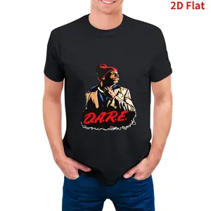 Plus Size Men's, Tyrone Biggums D.A.R.E. Parody Shirt , Casual Printed T-Shirt,Crew Neck Short Sleeve, T-Shirt,For Going Out,Gift,Summer,Unisex