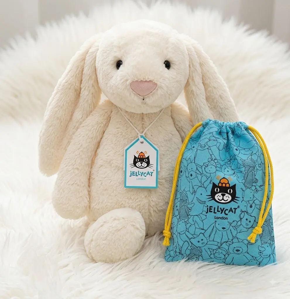 Jellycat Bashful Bunny White Animal plush  - Classic Gift