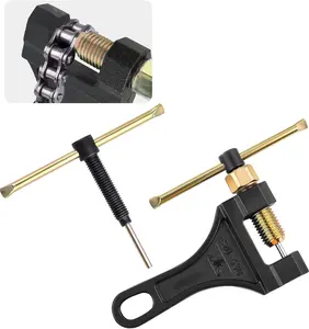 Motorcycle Chain Breaker Tool with Replacement Thimble,Upgraded Motorcycle Chain Tool #420 428 520 525 528 530,Universal Motorcycles Chains Removal Tools Motorcycles Accessories