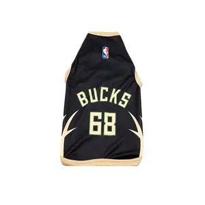 All Star Dogs Statement Edition Milwaukee Bucks Pet Jersey