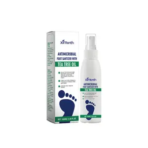 Tea Tree Oil Foot &    – 100ml Natural Antibacterial Mist with Oregano for Daily Foot Hygiene, Itch & Odor Relief – Gentle, Travel-Friendly  for Clean, Healthy Feet &  care