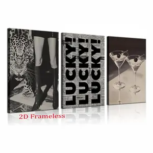 Set of 3, Stylish Leopard-Print Canvas Wall Art: Stylish Cheetah, Lucky Skateboard Wall Decor, Retro Cool, Preppy Style, Luxurious Aesthetics, Posters, Prints. Perfect for decorating teenage girls' bedrooms, apartments, and dorm rooms. 2D, frameless.