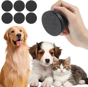 Dog Nail File with 6Pcs Replaceable Filing Disc, Dog Scratch Board for Safe and Easy Nail Care, Dog Nail Scratch Board Ensures Smooth and Healthy Nails for Dogs and Cats