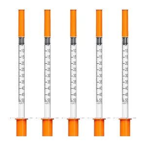 0.5ml/cc 31G Syringe 5/16 Inch (8mm) Lab Syringes, 100 Pack – Individually Sealed