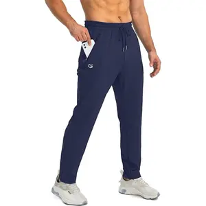 G Gradual Sweatpants for Men with 3 Zipper Pockets Tapered Joggers for Workout Running Gym Outfit Track Pants for Men Fitness Trousers