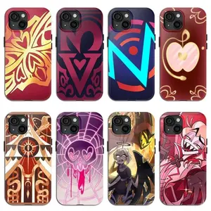 Hazbin Hotel Season 2 Tough Phone Case Shockproof Heavy Duty Protective Cover With Exclusive Fan Art Design For iPhone 11 12 13 14 15 16 17 Pro Max Plus