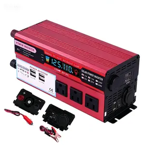 5000W Car Inverter DC 12V to 110V AC with Built-in Cooling Fan, Reliable Power Converter for Van SUV RV Family Travel