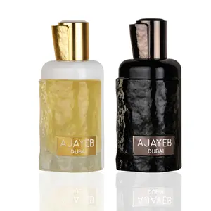 Lattafa Ajayeb Dubai Couple Perfume Set – 100ml Each | Bold & Elegant Arabic Fragrances for Him & Her | TikTok Trending | Perfumes Arabia Eau De Parfum Signature Scent