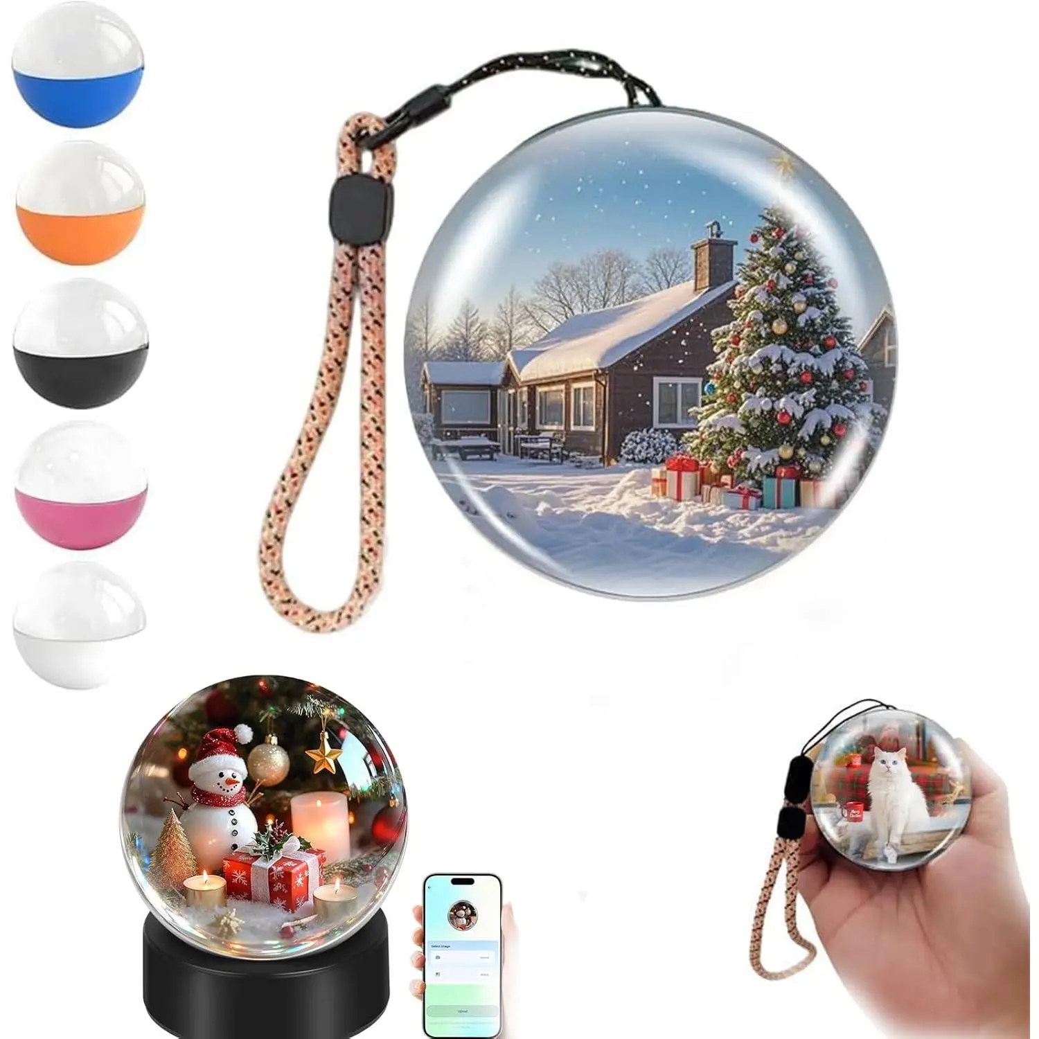2.7" Video Crystal Ball with Custom Photos & Videos | Unique Anniversary & Birthday Gift 2.7" Video Crystal Ball with Custom Photos & Videos | Unique Anniversary & Birthday Gift
