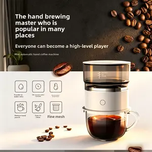 Mini American-style coffee maker for outdoor travel and camping, manual drip coffee machine