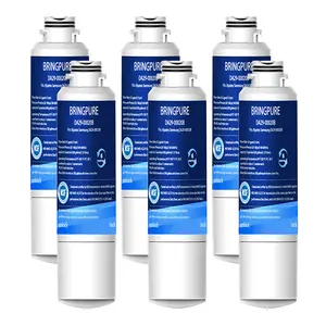 6Pcs Replacement Refrigerator Water Filter,Compatible with DA29-00020A/B, DA29-00020B-1,HAF-CIN/EXP, RF263TEAESG,RF28HDEDBSR,RF4287HARS,RF4267HARS