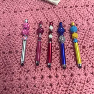 Beaded Stylus - Colorful Beaded Design, Ideal for Touchscreen Devices
