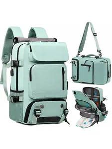 Business Large-Capacity Backpack with Laptop Compartment & Independent Shoe Compartment, Ideal for Commute & Business Trips