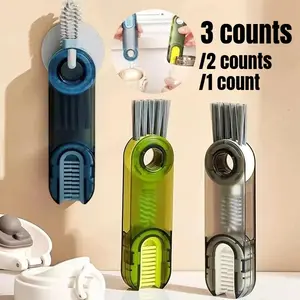 Three-In-One Multi-Functional Cup Lid Cleaning Brush, Versatile Gap Bottle Cleaner, Bottle Washers, Effective Crevice Tool, Cleaning Tools, Durable Design, Ideal for Daily Use
