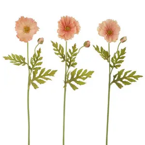 23" Real Touch Poppy Stem