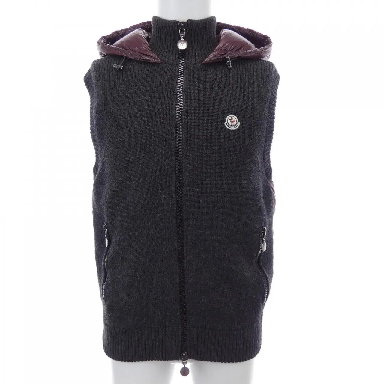 Pre-owned MONCLER Others Small Leather Goods Down Vest