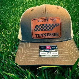 Rocky Top Tennessee Checkerboard Patch Hat