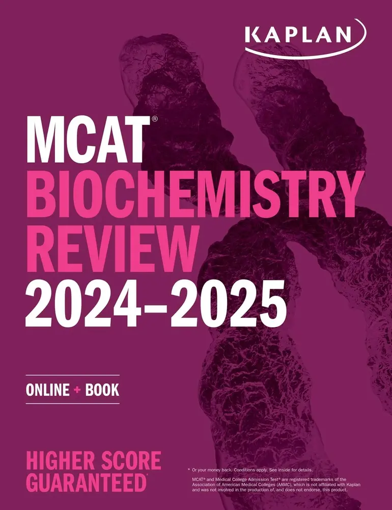 USED Book - MCAT Biochemistry Review 2024-2025: Online + Book by Kaplan Test Prep (Paperback) - english