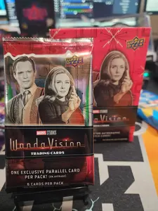 Wandavision Upper Deck Blaster Pack! 1 exclusive Parallel per pack! Chase actor autographs and sketch cards!