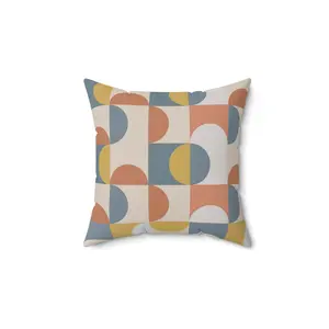 Modern Geometric Pillow, Decorative Cushion for Home, Stylish Throw Pillow, Boho Living Room Decor | Inspired by Katie Elm