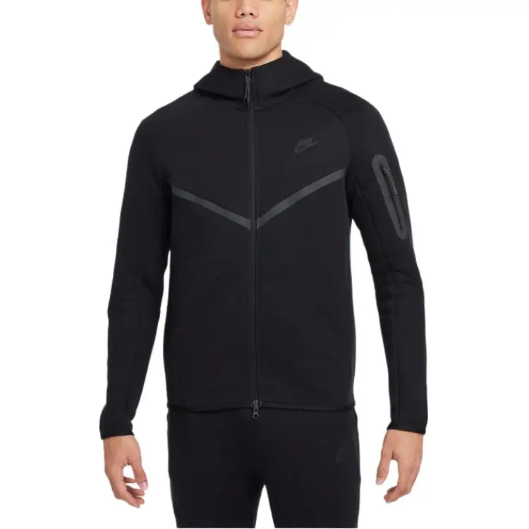 Nike Sportswear Tech Fleece Windrunner Full Zip Hoodie FW24 Black Men's HV0949-010