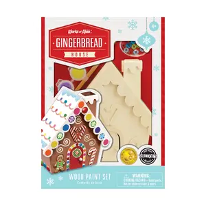 Works of Ahhh... Wood Paint Set - Gingerbread House