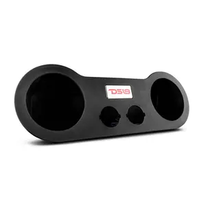 DS18 Hydro EN28-28 High-Density ABS 28" Universal Car Stereo Speaker Enclosure, Fits 2 x 8 Speakers & 2 x 1 Tweeters, Compatible with Cars, Trucks