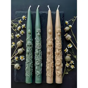 Wildflower Taper Candle Mold