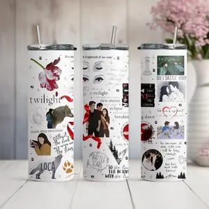 Twiligh Tumbler, Vampire Tumbler With Handle, Movie Quote Coffee Mug, Travel Cup, Print Tumbler, Birthday Gift